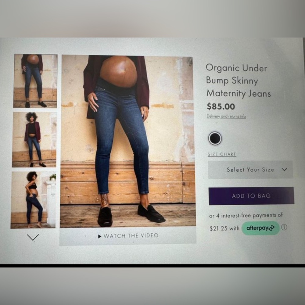 Seraphine Maternity Jeans size 8US.
